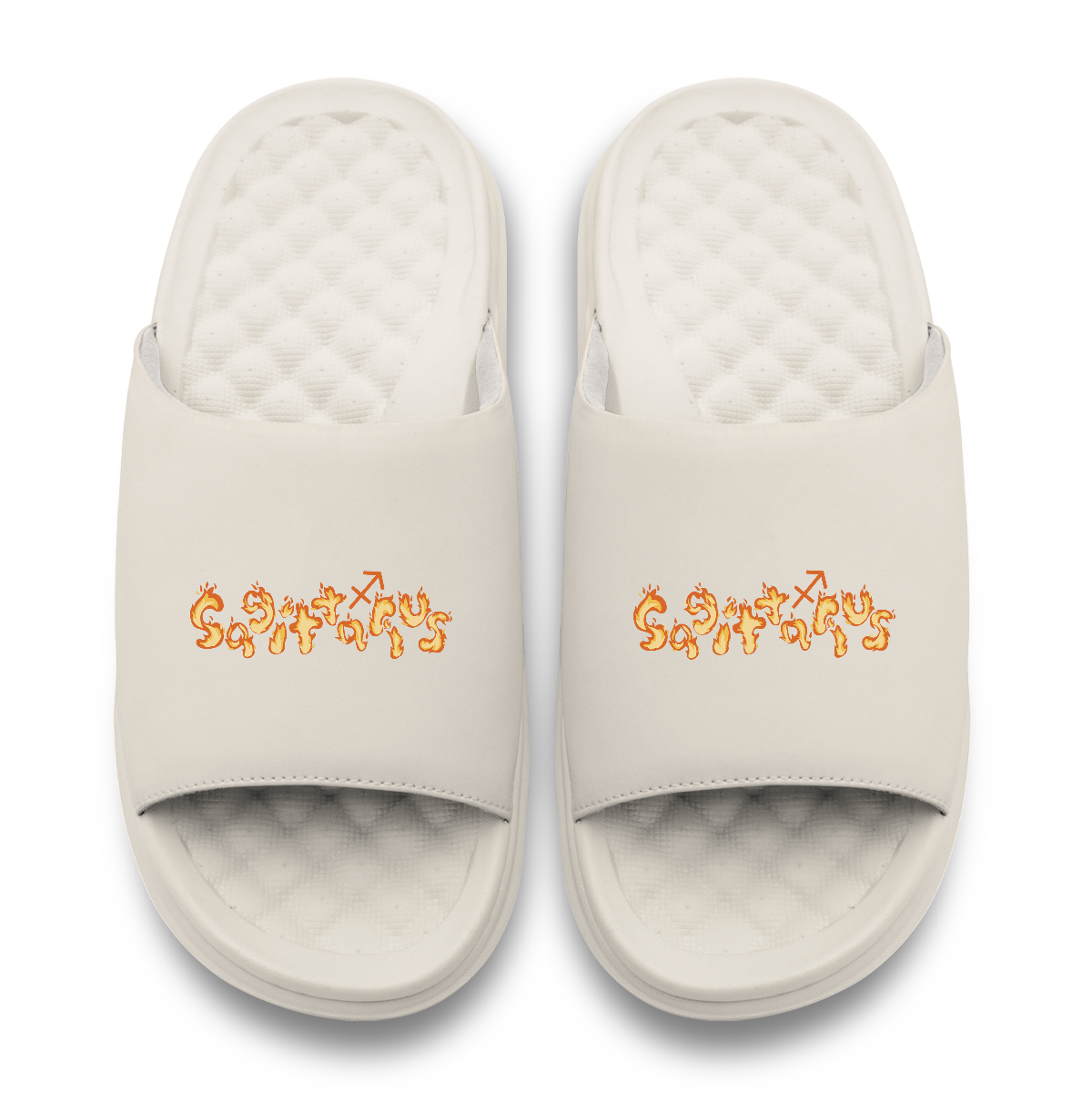 Sagittarius Zodiac Elements Motive Slide Sandals