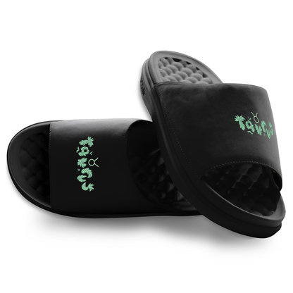 Taurus Zodiac Elements Motive Slide Sandals