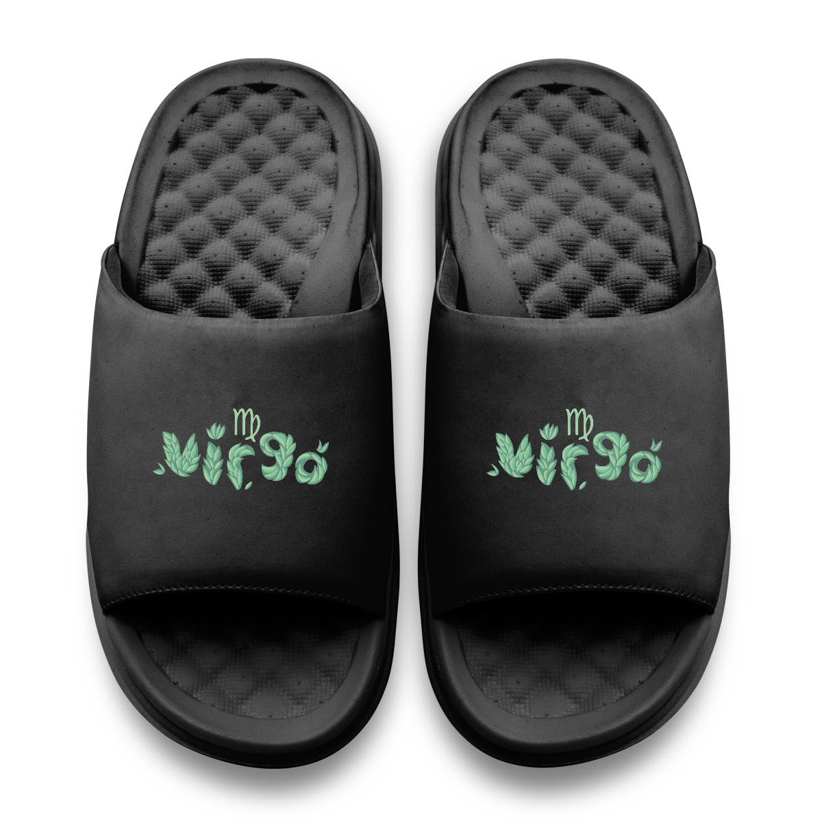 Virgo Zodiac Elements Motive Slide Sandals