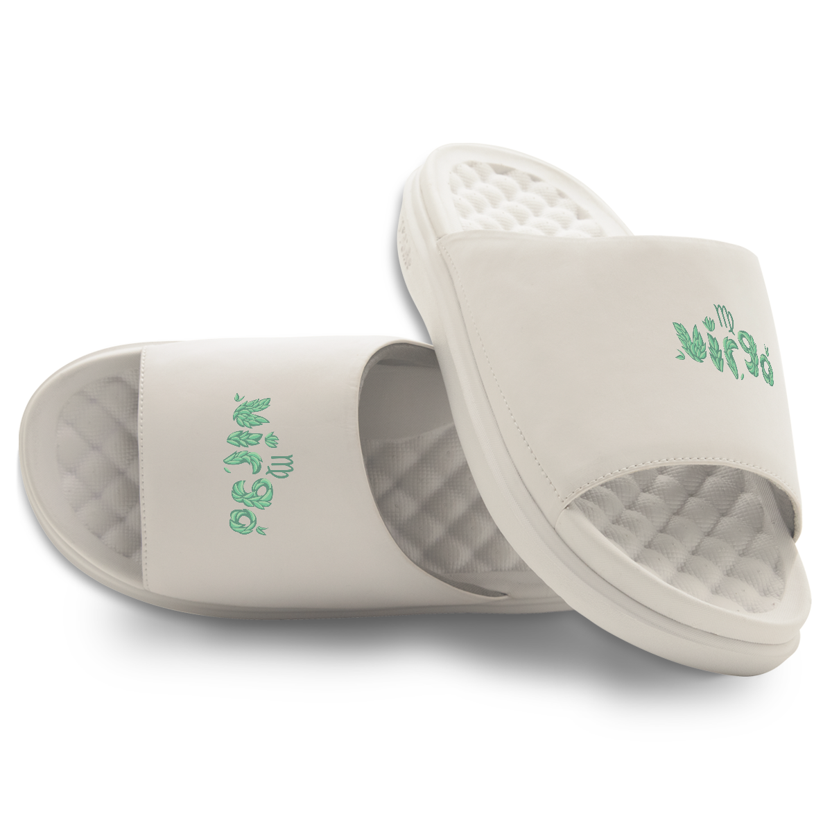 Virgo Zodiac Elements Motive Slide Sandals