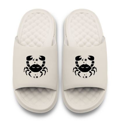 Cancer Zodiac Symbols Motive Slide Sandals