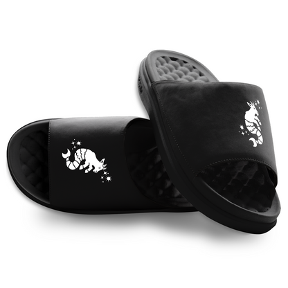 Capricorn Zodiac Symbols Motive Slide Sandals