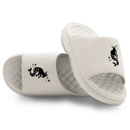Capricorn Zodiac Symbols Motive Slide Sandals