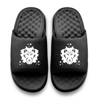 Leo Zodiac Symbols Motive Slide Sandals