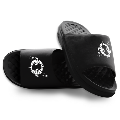 Pisces Zodiac Symbols Motive Slide Sandals