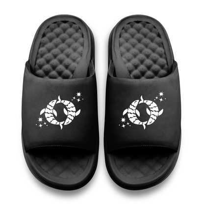 Pisces Zodiac Symbols Motive Slide Sandals