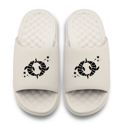 Pisces Zodiac Symbols Motive Slide Sandals