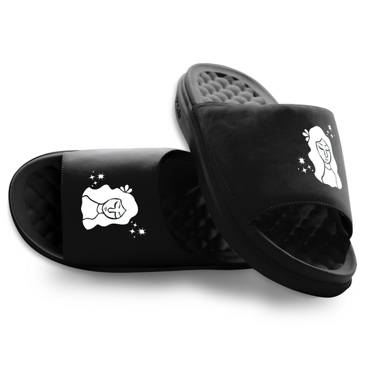 Virgo Zodiac Symbols Motive Slide Sandals