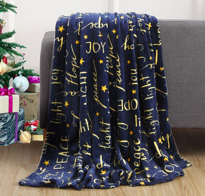 Elegant Comfort 50" x 60" Holiday Velvet Plush Blanket Throw - 50 x 60 inches
