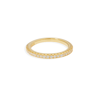 Mint & Lily Micro Pavé Eternity Stacking Ring