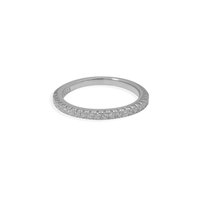 Mint & Lily Micro Pavé Eternity Stacking Ring