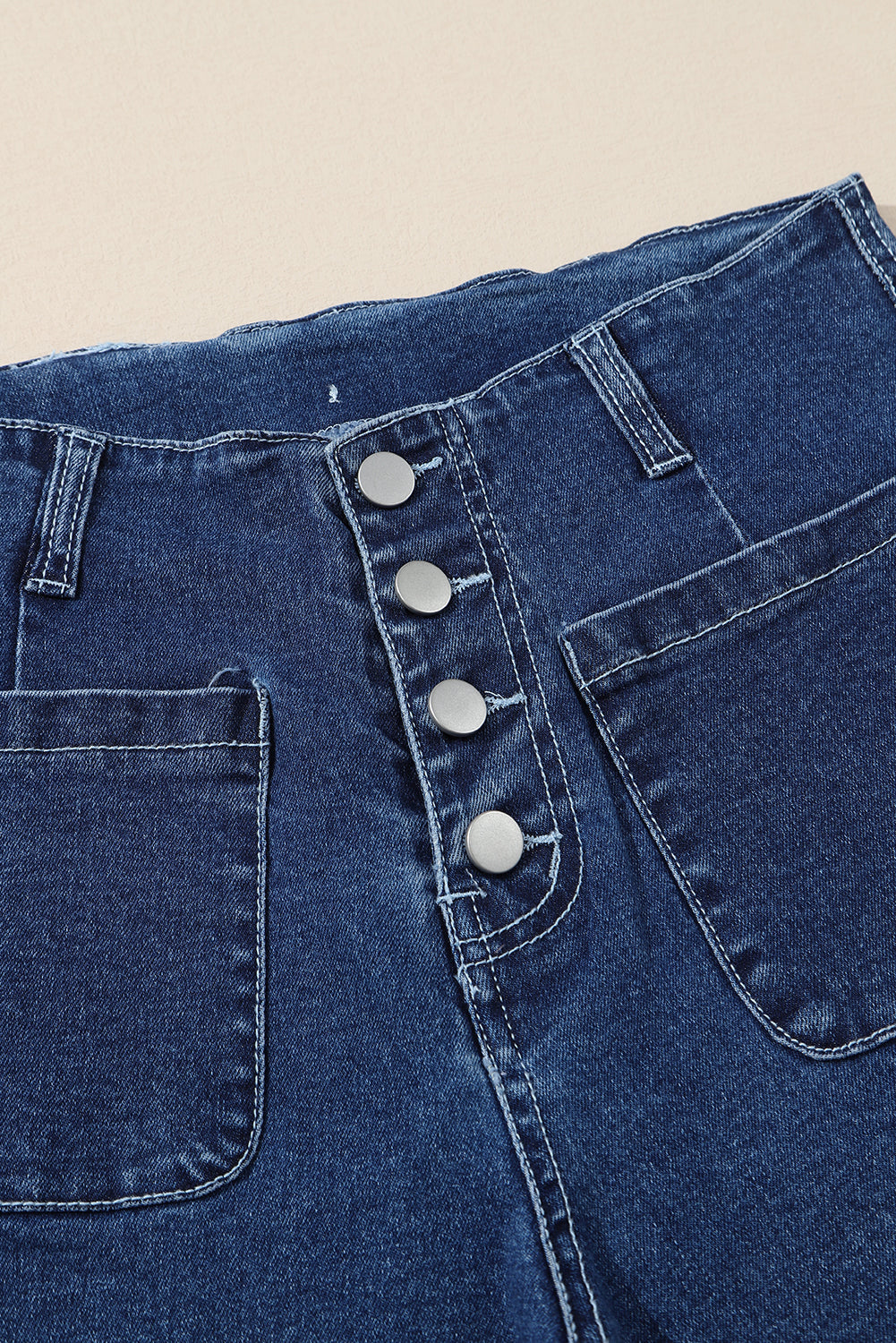 Threaded Pear Mckinley Wide Leg Cropped Jeans