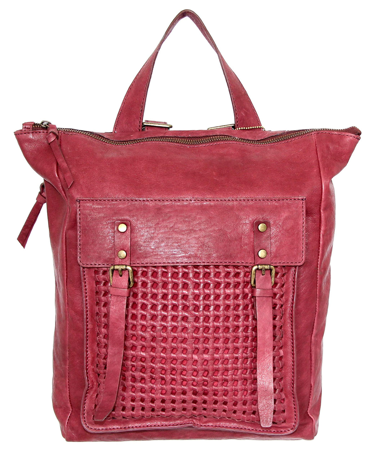 Nino Bossi Suzanna Leather Backpack - Merlot
