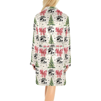 Baha Ranch Praying Cowboy Christmas Fleece Robe