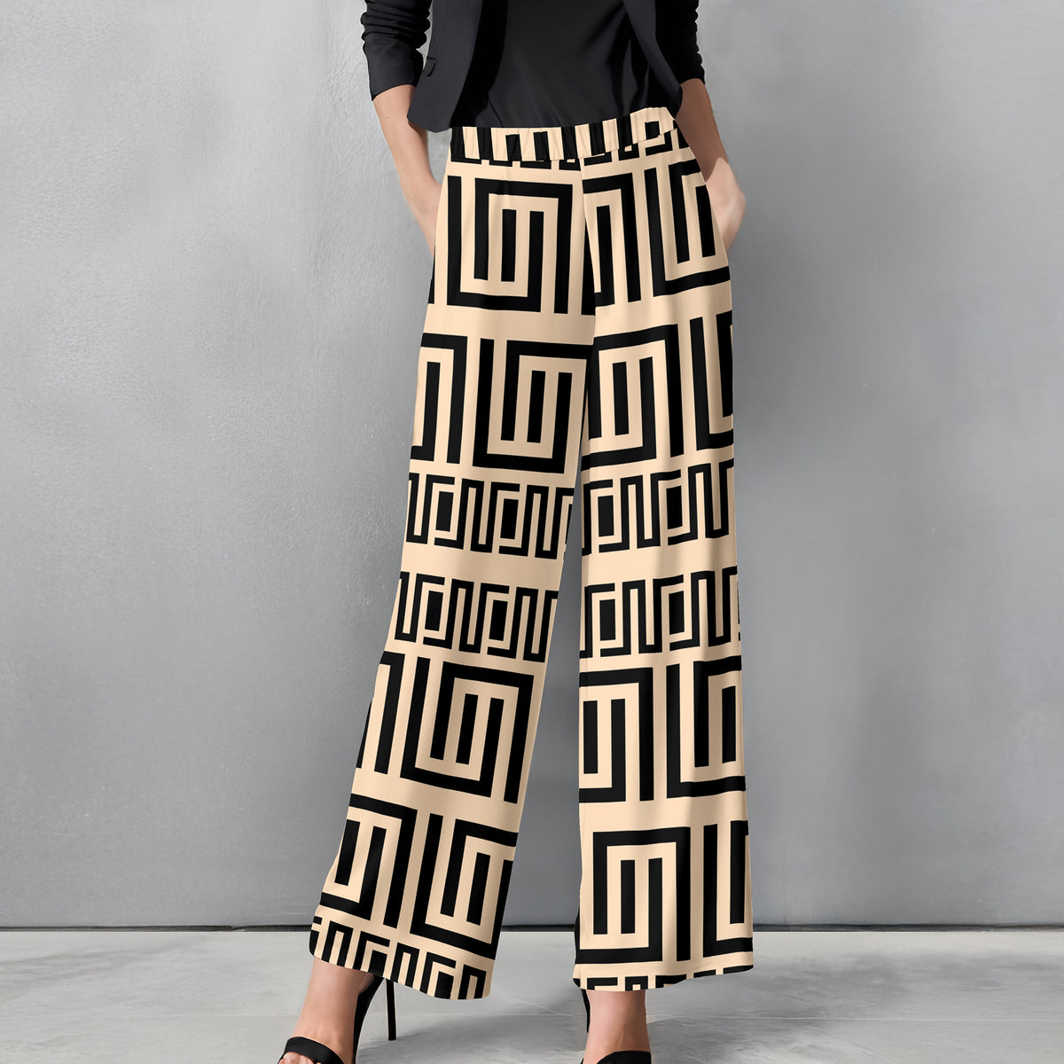 Cream and Black-