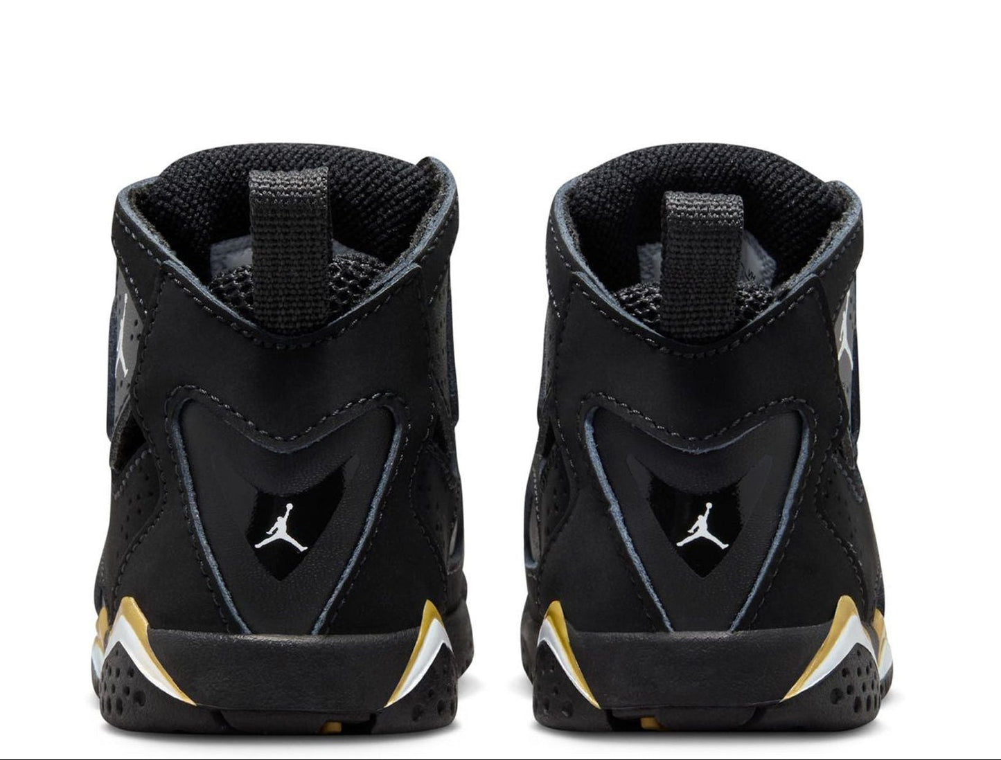 [343797-017] Toddlers Air Jordan True Flight 'black Metallic Gold White'