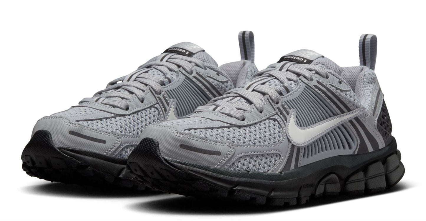 Nike Grade School Zoom Vomero 5 Wolf Grey/Black