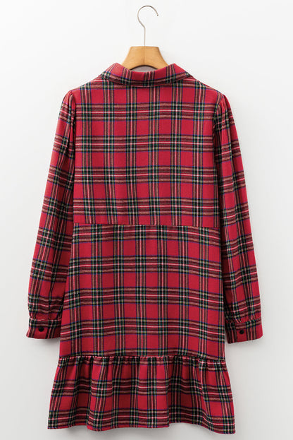 Threaded Pear Wynlyra Sleeve Mini Dress Long Sleeve Top