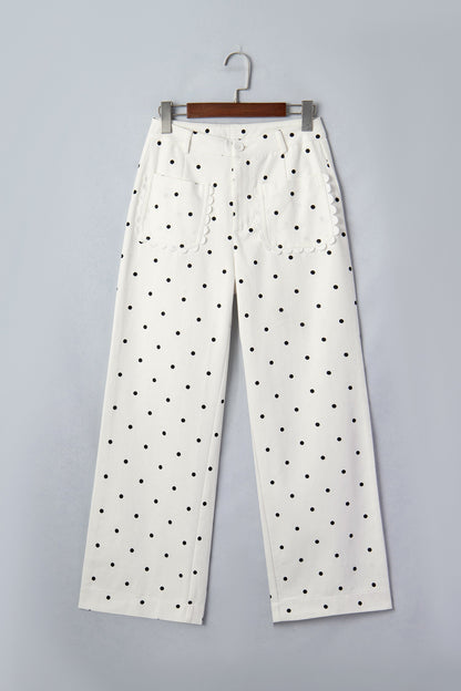 Threaded Pear Whitley Patch Cotton Shift Pants