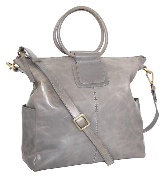 Nino Bossi Jara's Ring Leather Tote - Stone