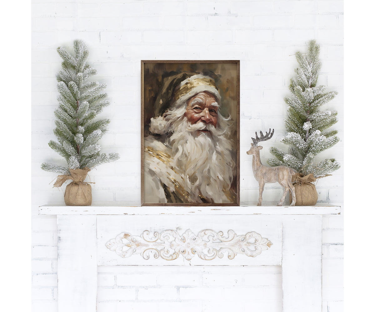 Kendrick Home Santa In Gold With Gold
