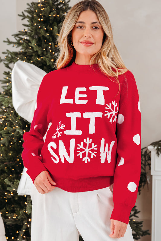 Threaded Pear Tiffany Christmas Holiday Loose Sweater