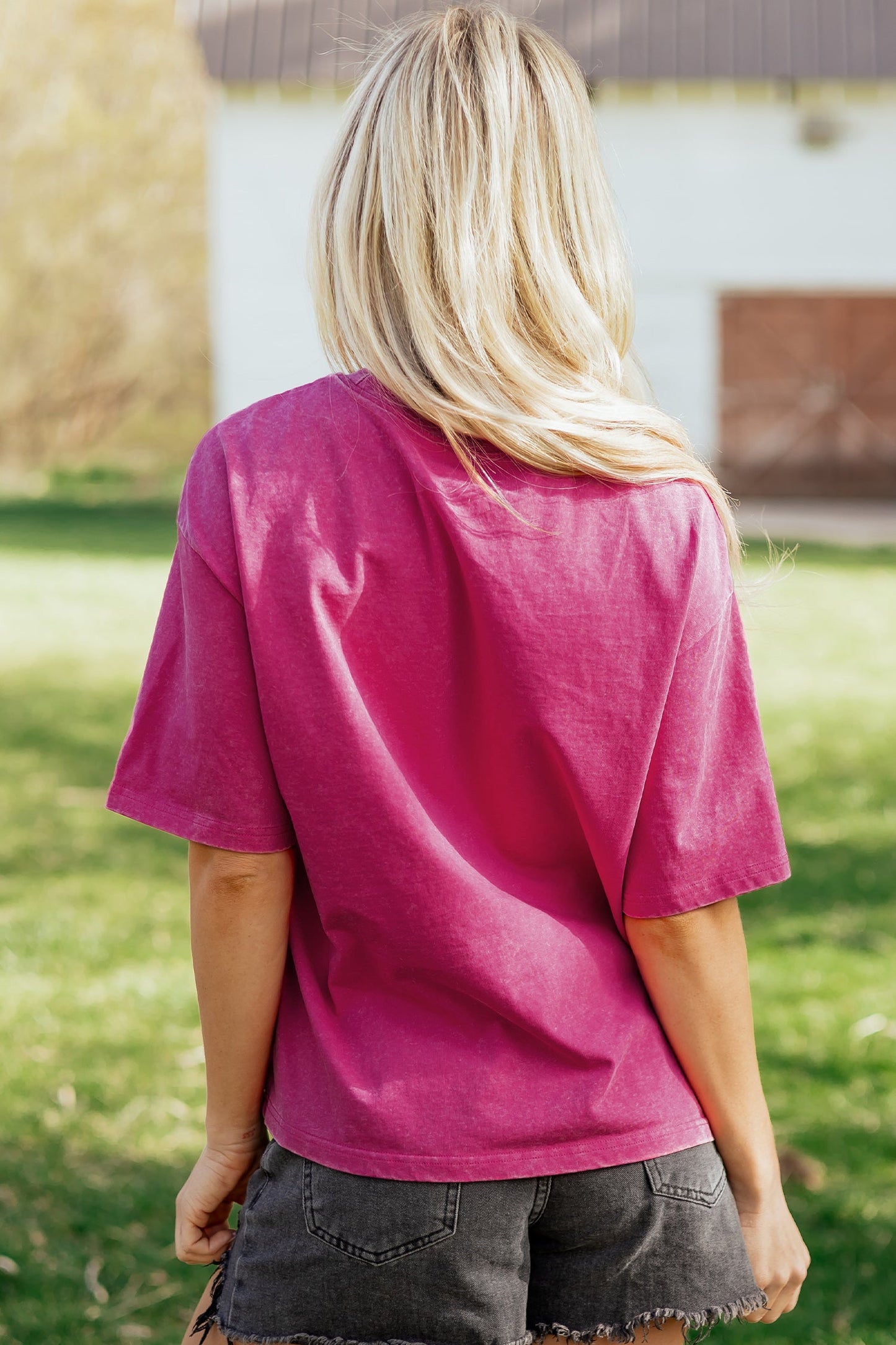 Threaded Pear Emmy Mineral Wash Cotton Tee