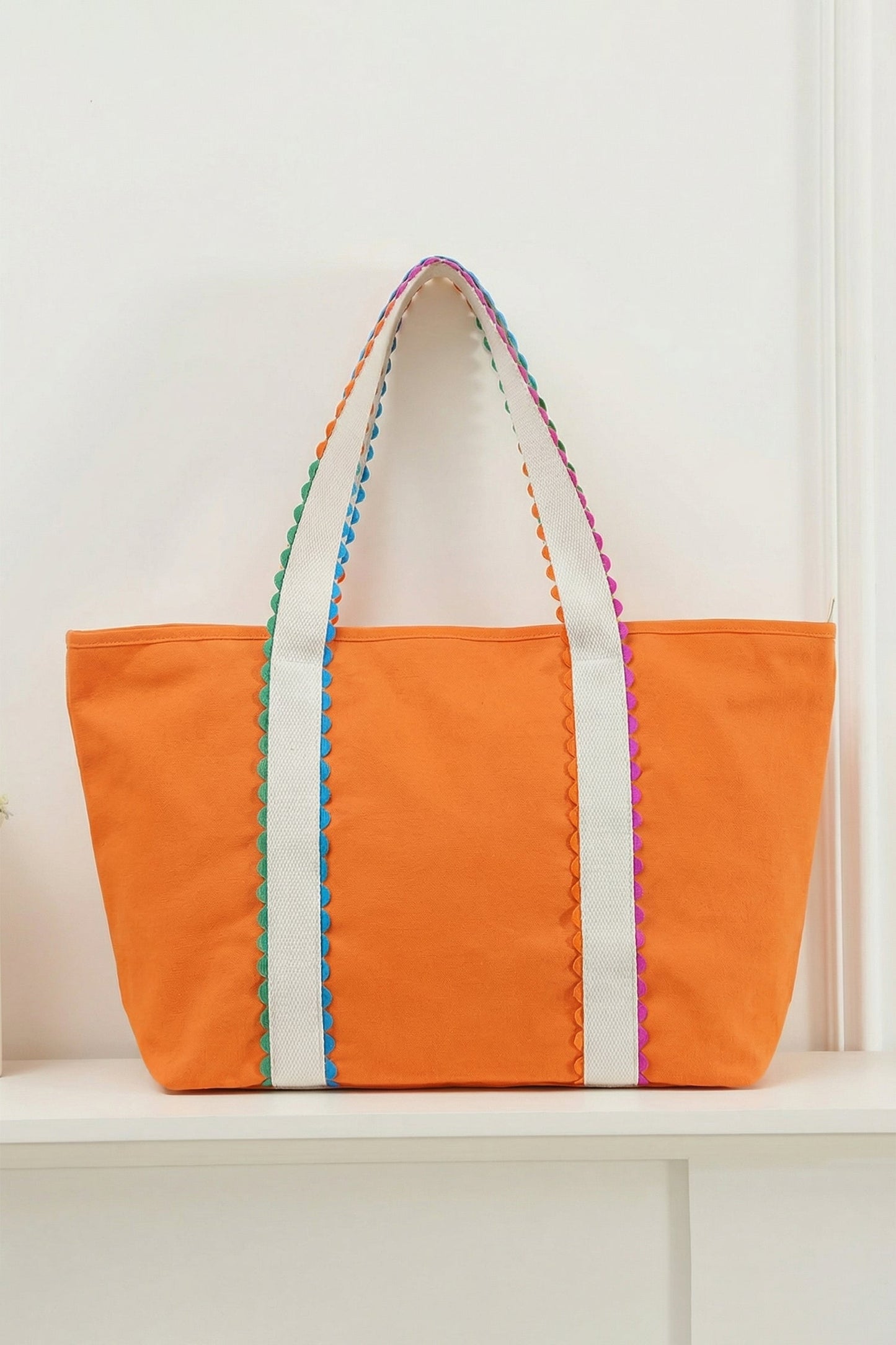 Threaded Pear Elianna Detail Canvas Tote Bag