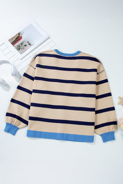 Threaded Pear Sutton Buttoned Loose Cardigan