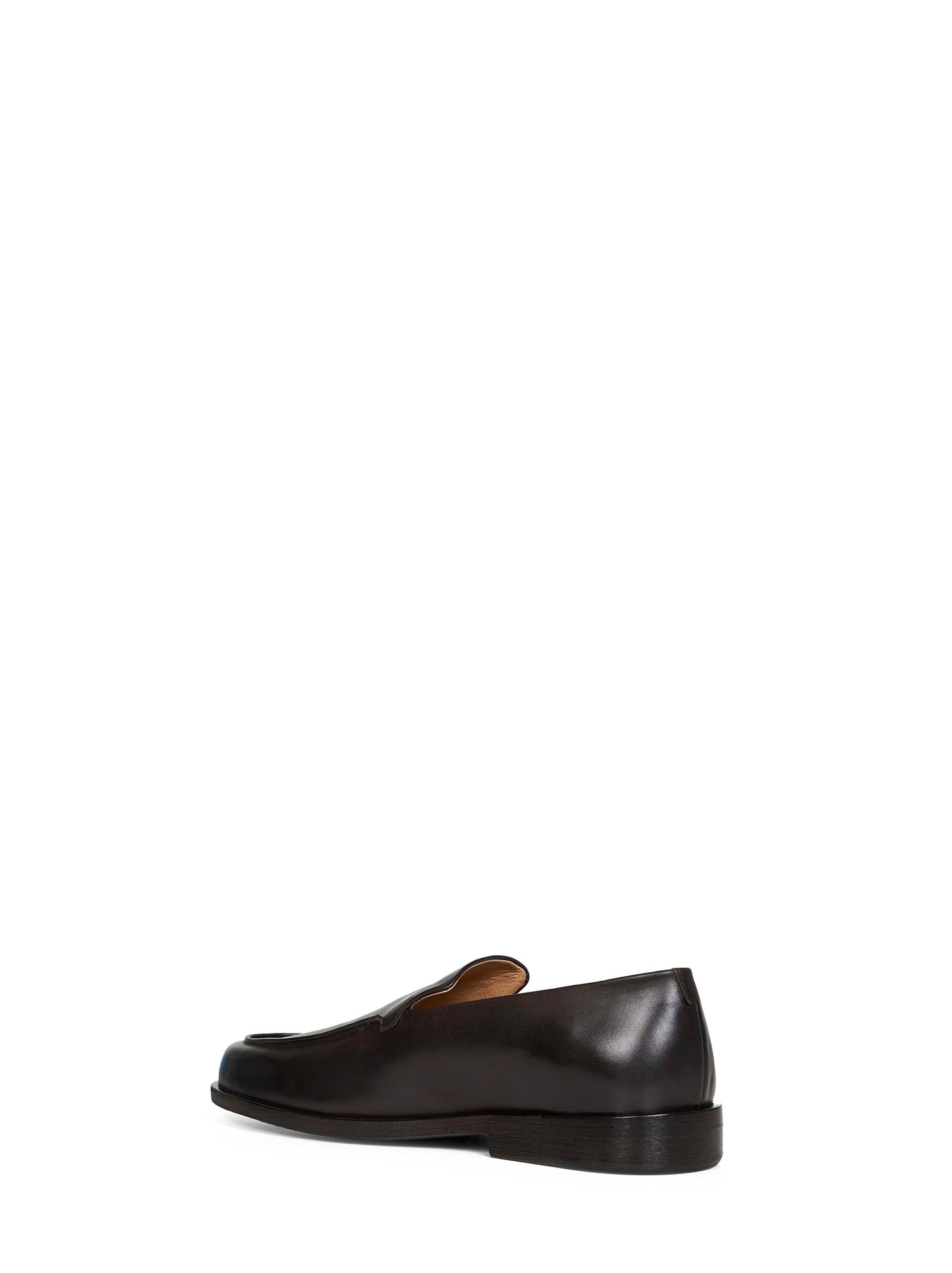 Dark Brown Leather Moccasso Loafers