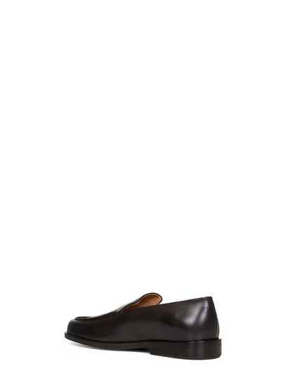 Dark Brown Leather Moccasso Loafers