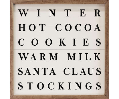 Kendrick Home Christmas Comforts White