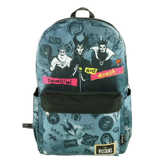 Disney Villains 17” All Over Print Junior Backpack for Kids