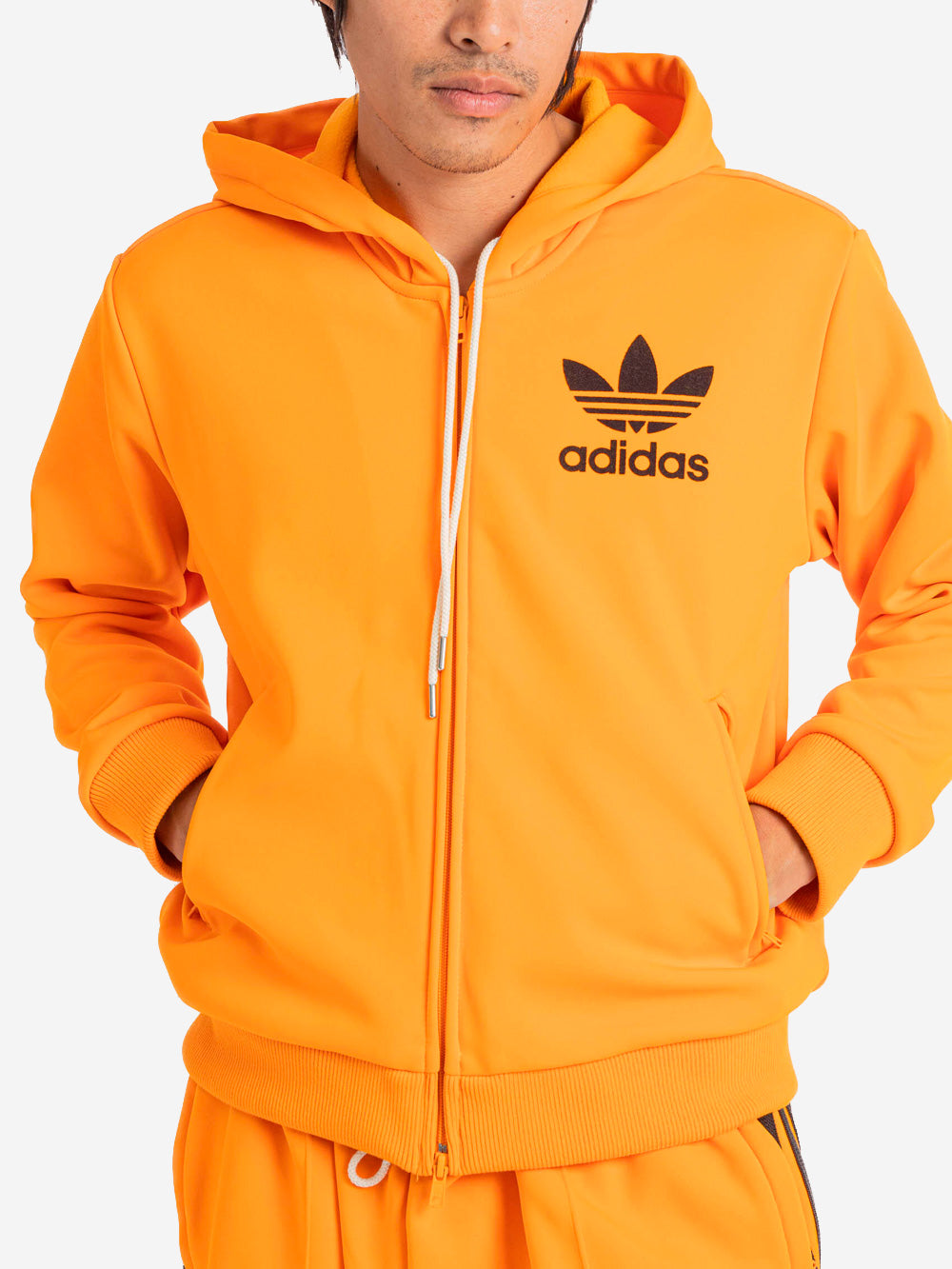 adidas Men's Wales Bonner Track Hoodie 'Eqt Orange'