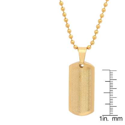 Padre Nuestro Prayer Pendant