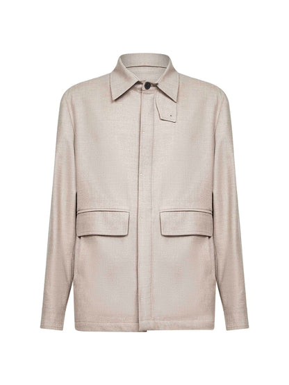 Chet Shirt Jacket Beige