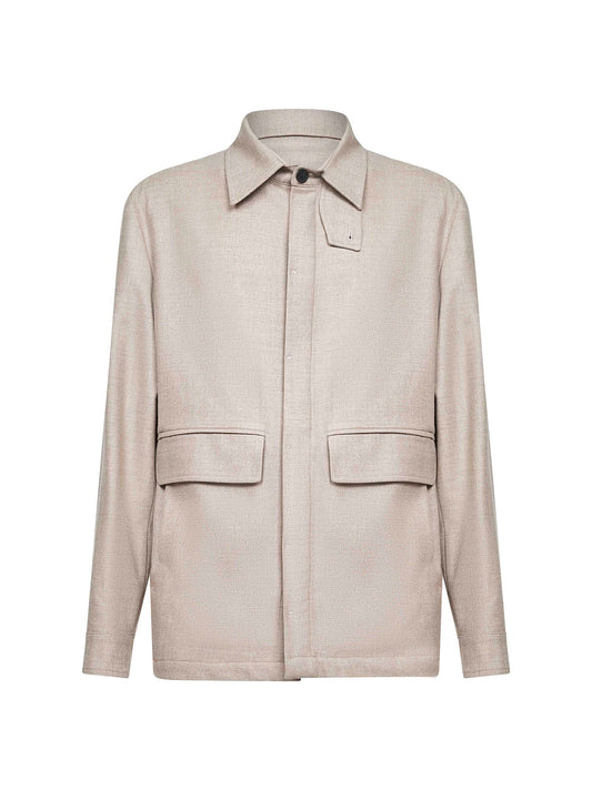 Chet Shirt Jacket Beige