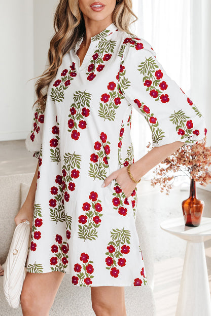 Threaded Pear Catalina Sleeve Loose Mini Dress