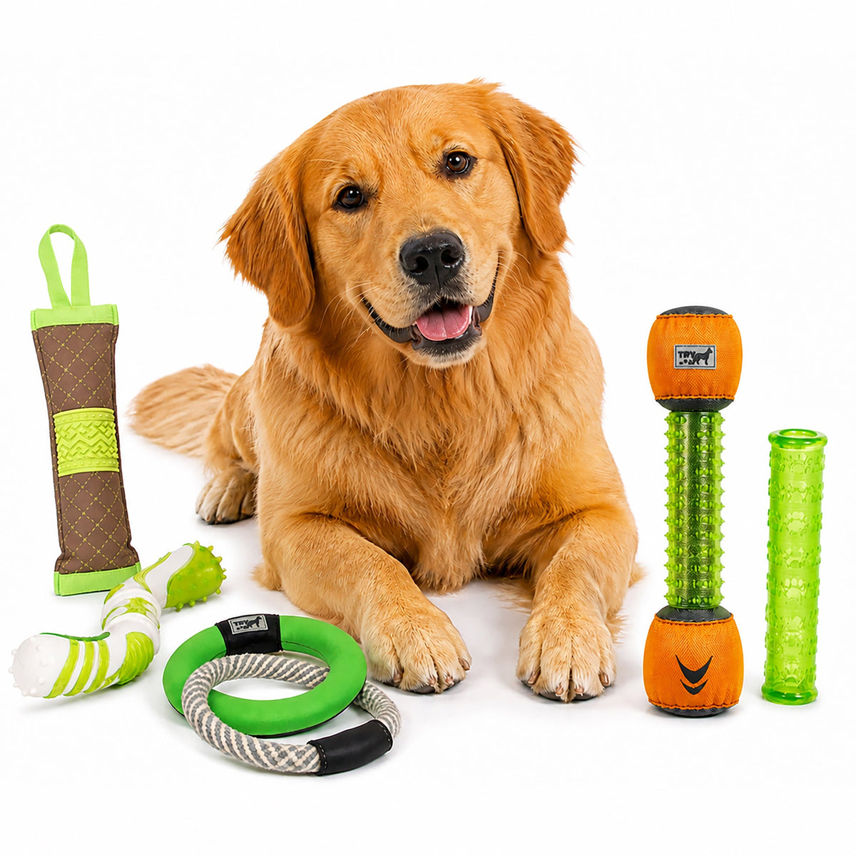 Green and Orange-