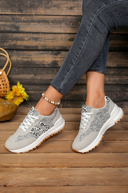 Threaded Pear Rosalia Detail Lace Up Sneakers