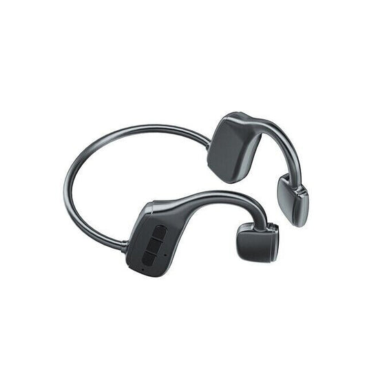 Prime Goods Bone Conduction Headphones Bluetooth 5.1 Wireless Headset Earbuds Outdoor Sport - Black