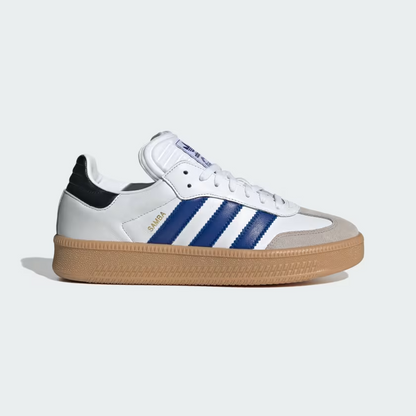 adidas Samba XLG Men's Sneakers — White/Blue Leather Low-Top