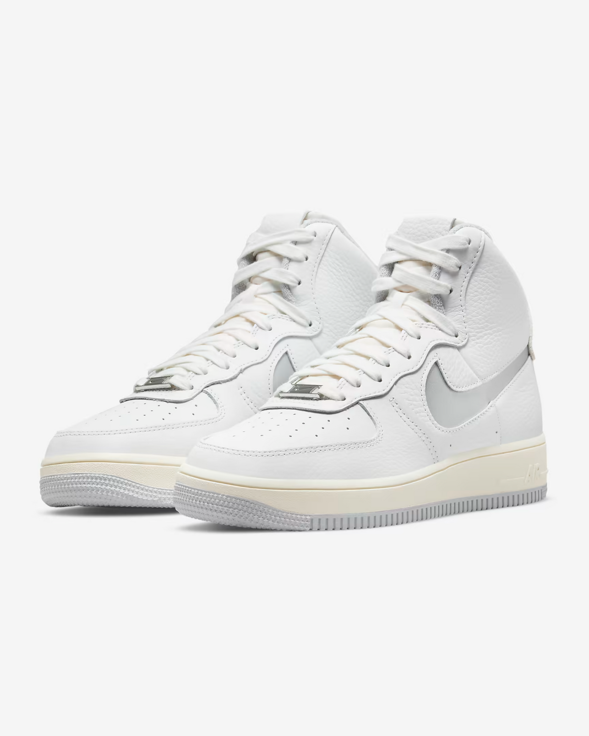 Nike Air Force 1 Sculpt Women's Platform Sneakers — White Leather