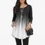 Black White Linear Ombre Print