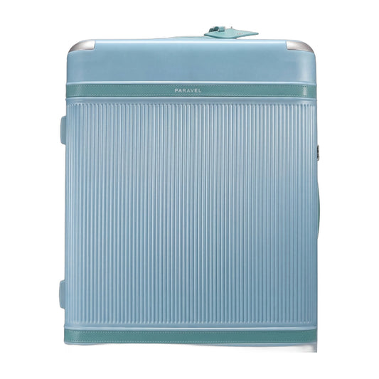 Paravel Aviator Grand 26-Inch Checked Spinner Suitcase Travel Marine Blue