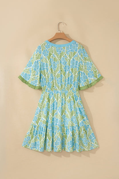 Threaded Pear Ophelia Short Sleeve Mini Dress
