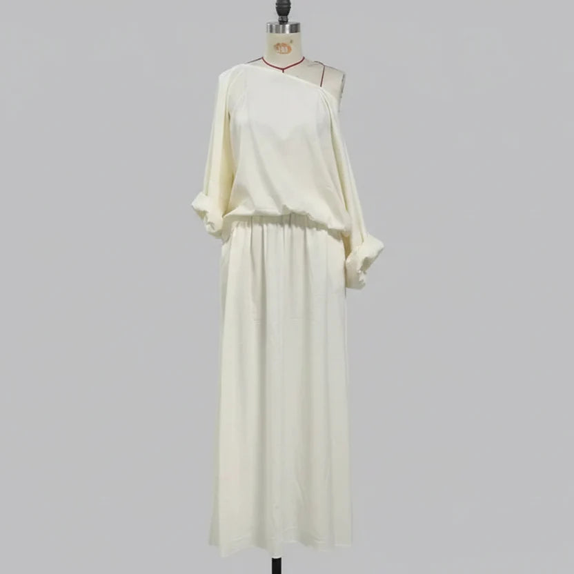 Women's Cropped Off-Shoulder Top & Pants Two-Piece Set