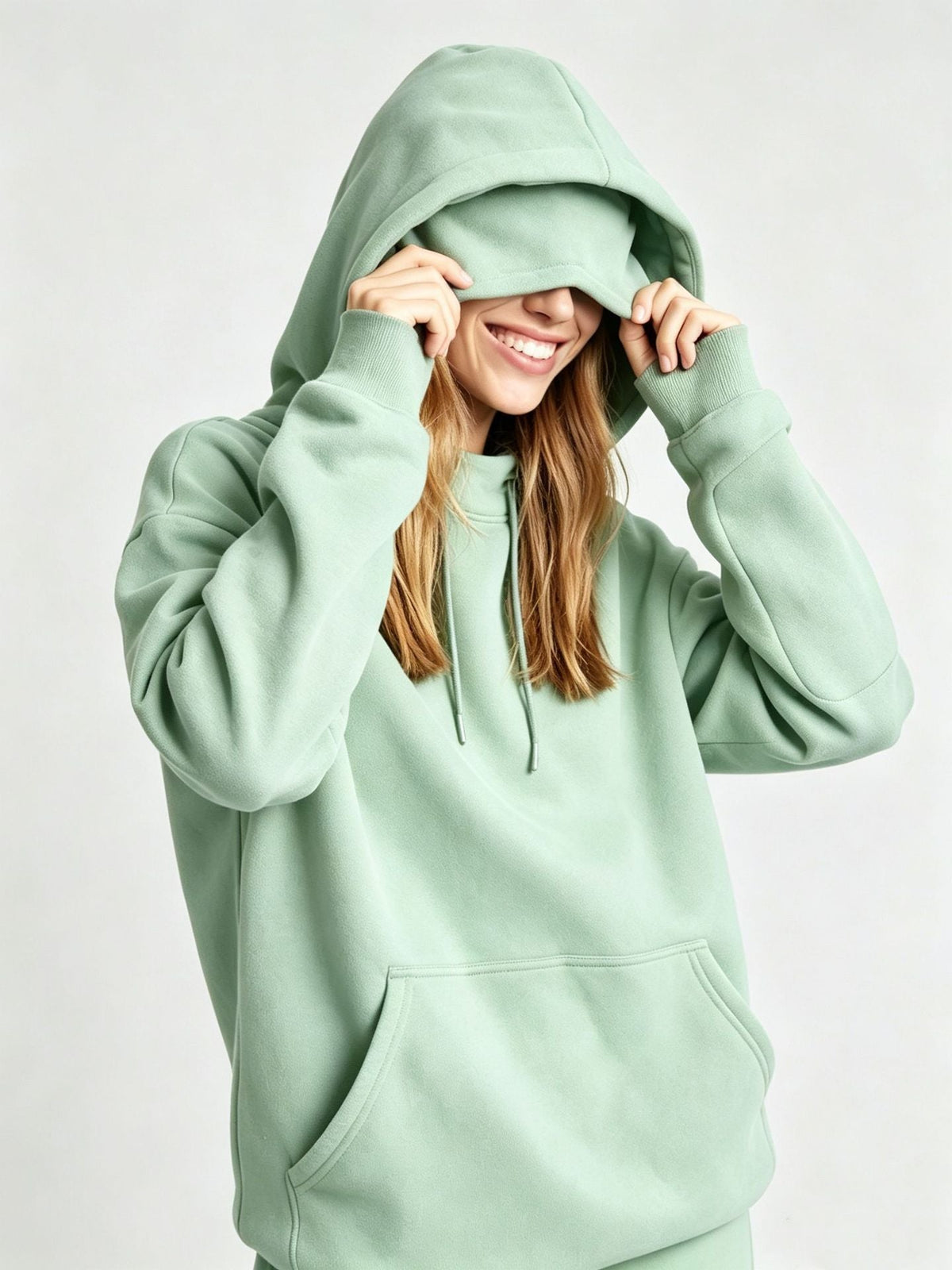 Women's Fleece-Lined Hooded Pullover Sweatshirt