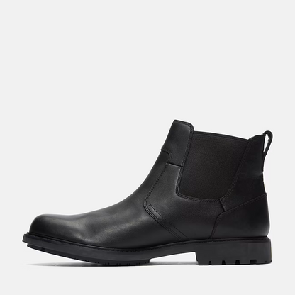 Timberland Stormbucks Waterproof Chelsea Men's Boots — Black Leather