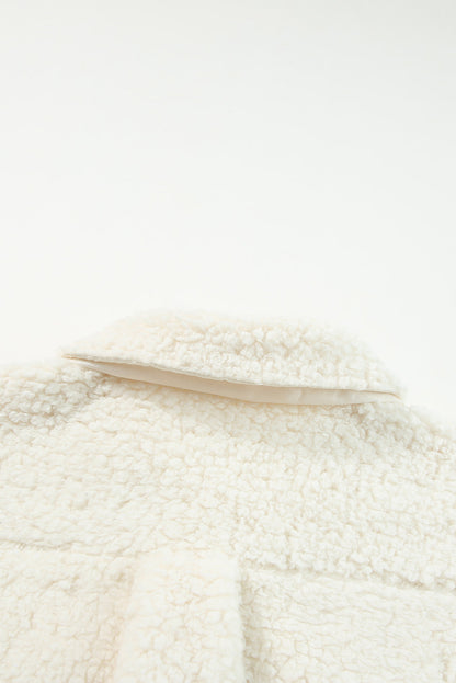 Threaded Pear Olivia Single Breasted Teddy Coat